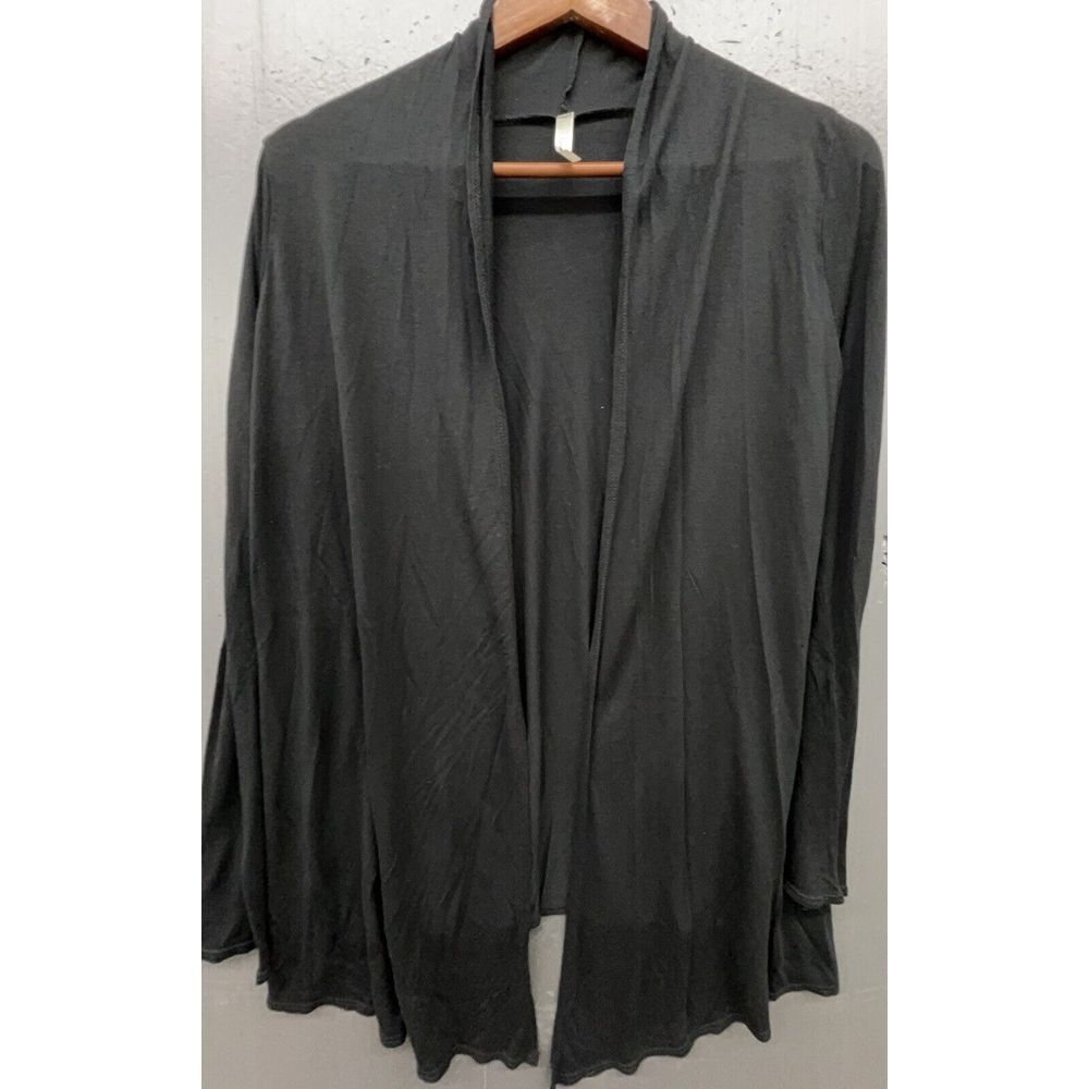 Womens Sweaters XL Lot‎ Of 3 Black White Blue Long Sleeve Open Front Lightweight